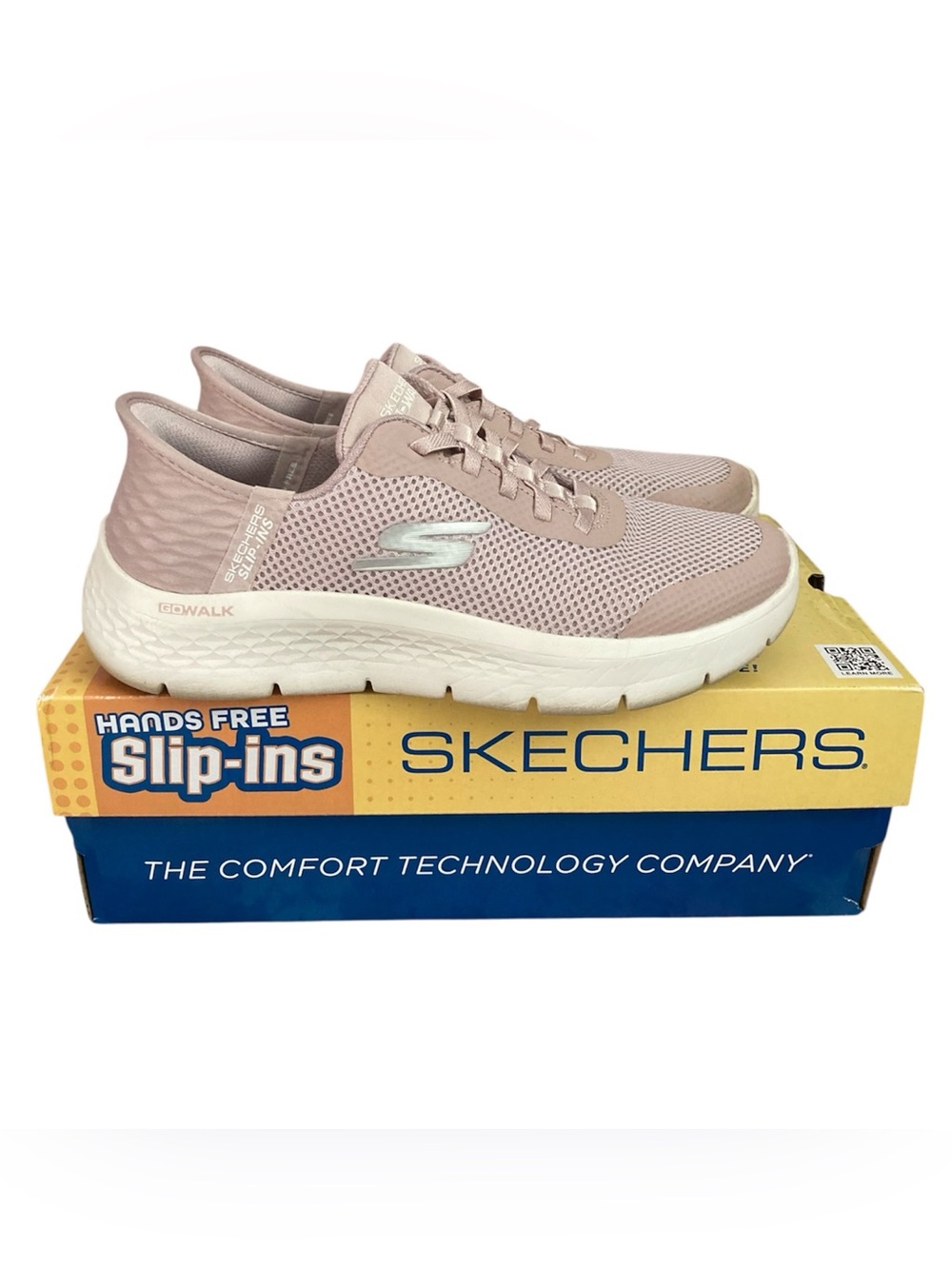Skechers Women's Go Walk Flex Grand Entry Slip-Ins Mauve Pink